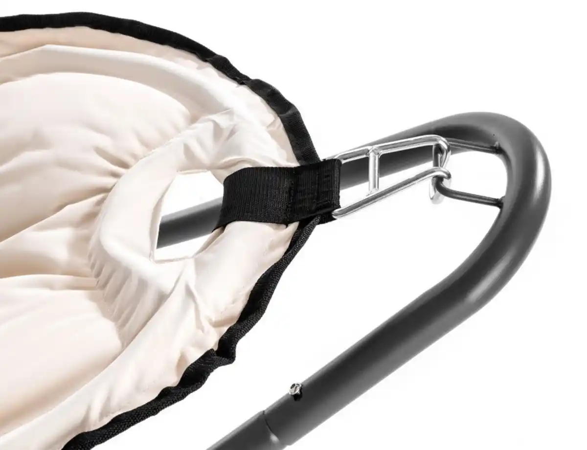 Bild 4 von Garten Schaukelliege mit Hängematte & Schirm - Beige