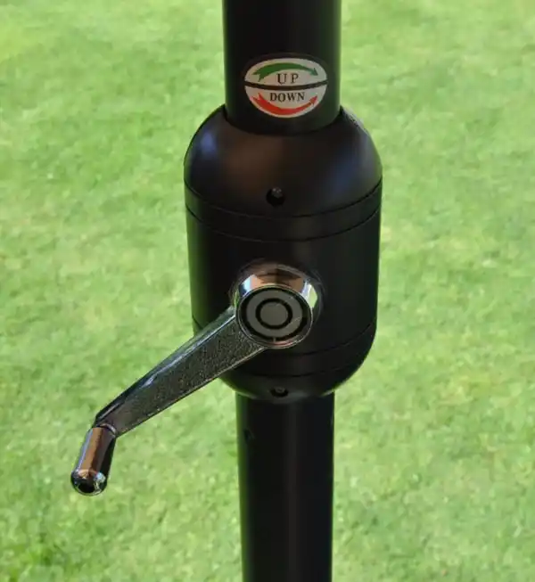 Bild 4 von XXL-Oval-Sonnenschirm, ca. 4,6 x 2,7 m- Anthrazit