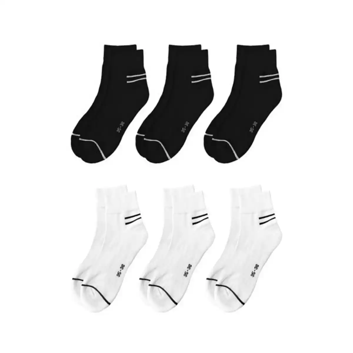 Bild 1 von Sneaker-Sportsocken, 39/42, 6er Set