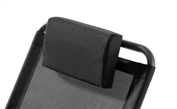 Bild 4 von Schaukelliege mit Kissen verstellbar, ca. 177-143 x 63 x 64-106 cm - Grau