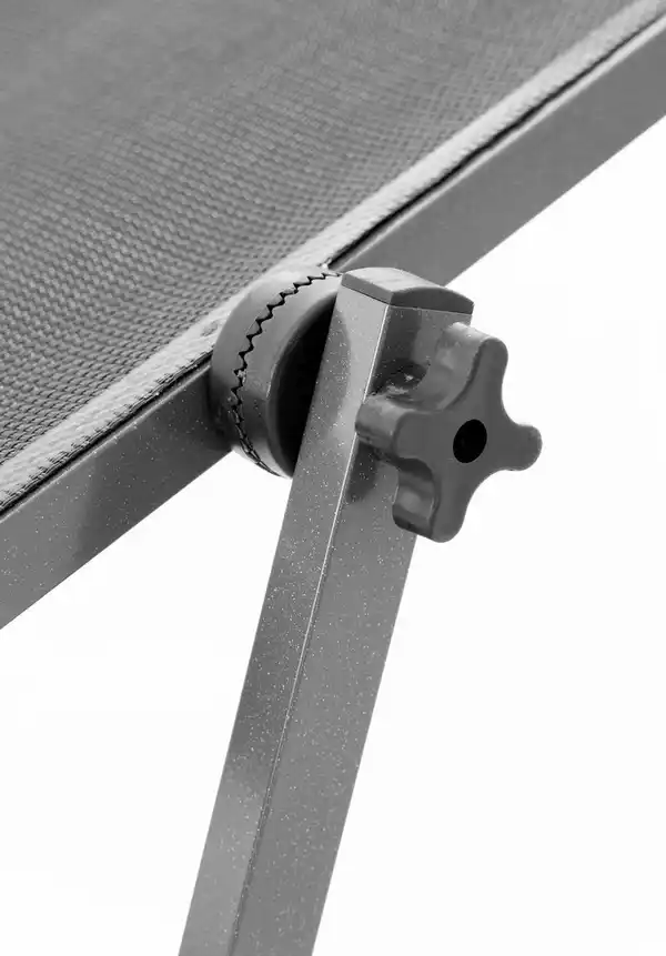 Bild 3 von XXL-Komfort-Sonnenliege inkl. Kissen gepolstert aus Aluminium - Schwarz