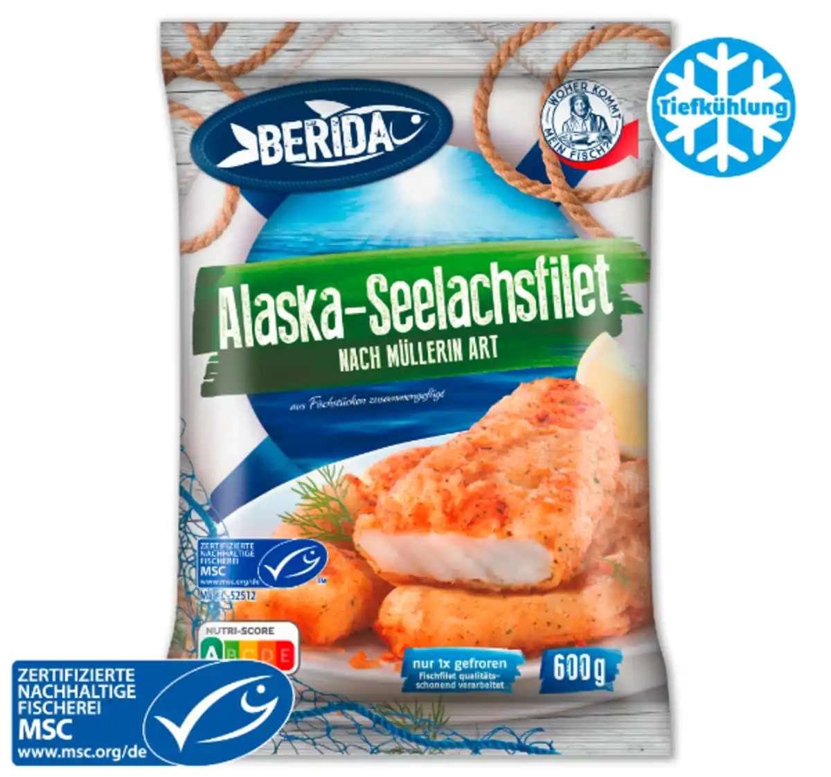 Bild 1 von BERIDA Alaska-Seelachsfilet