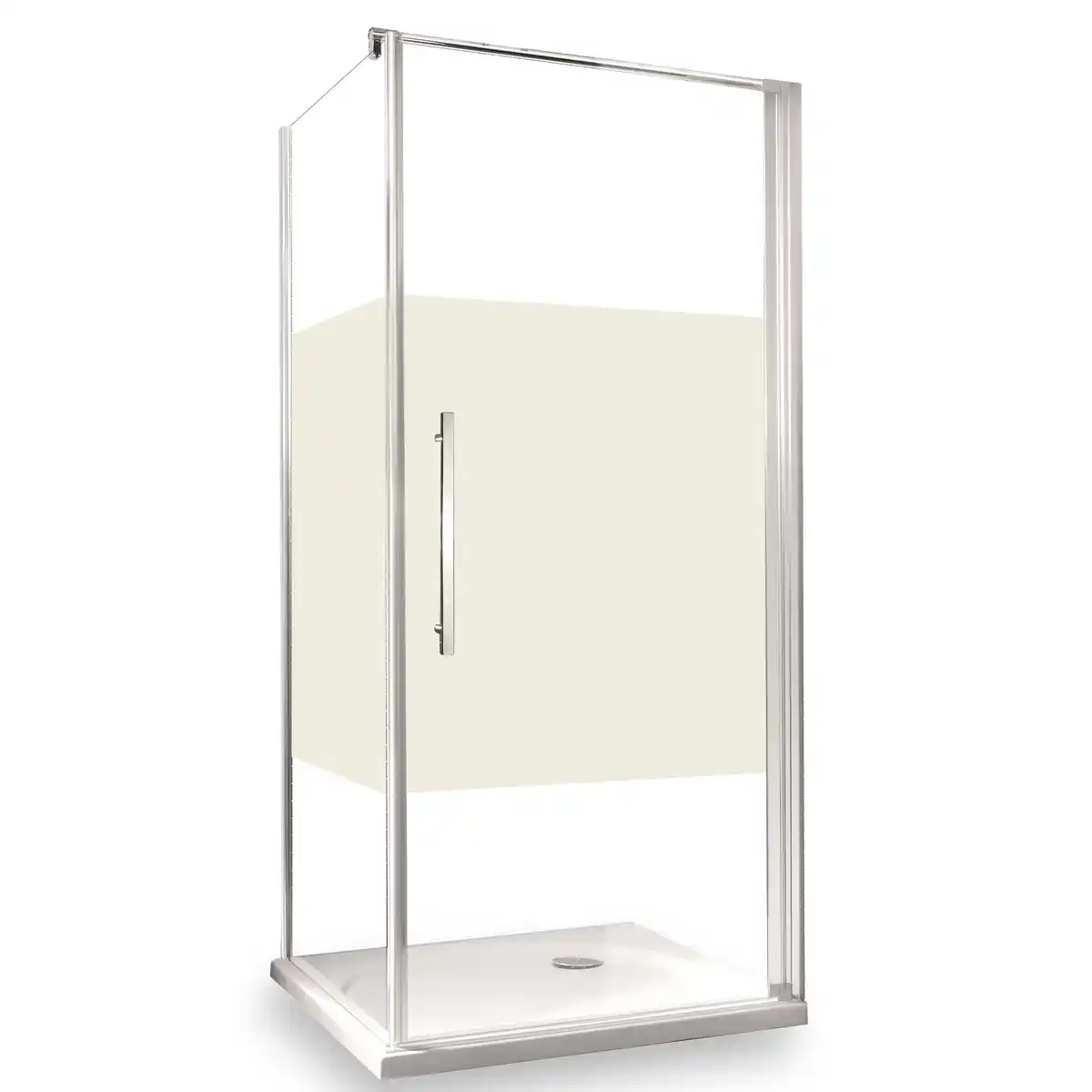 Bild 1 von toom Seitenwand für Drehtür 'Beta Intima' links 90 x 190 cm chrom