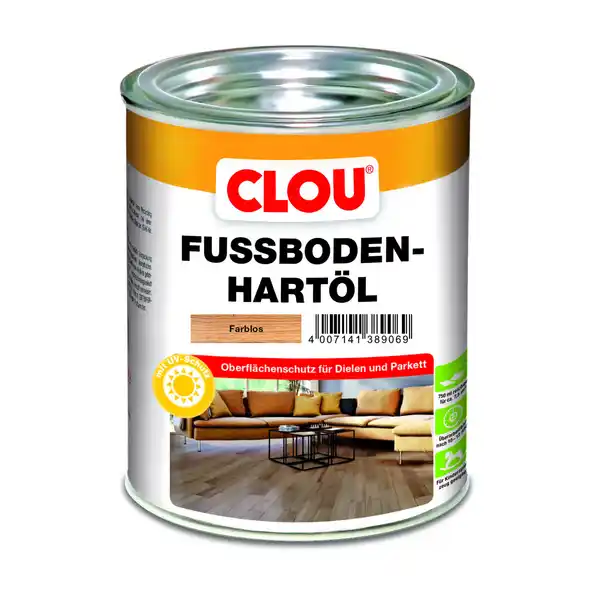 Bild 1 von Clou Fußboden-Hartöl transparent 750 ml