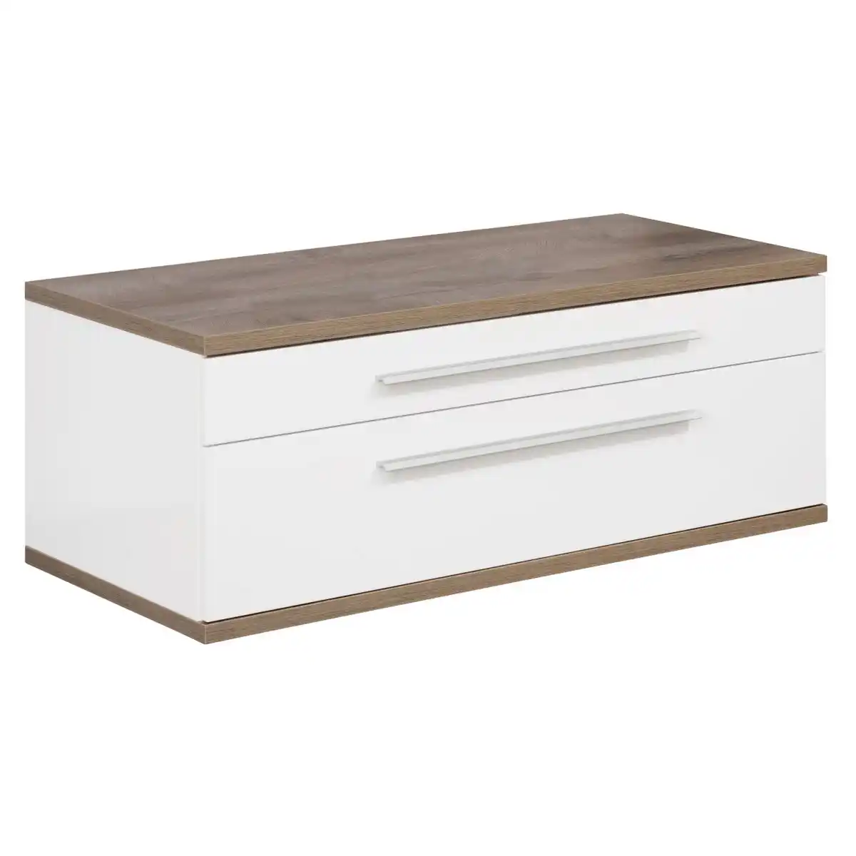 Bild 1 von Fackelmann Waschbeckenunterschrank 'Stanford' weiß foliert 110 x 41 x 50 cm