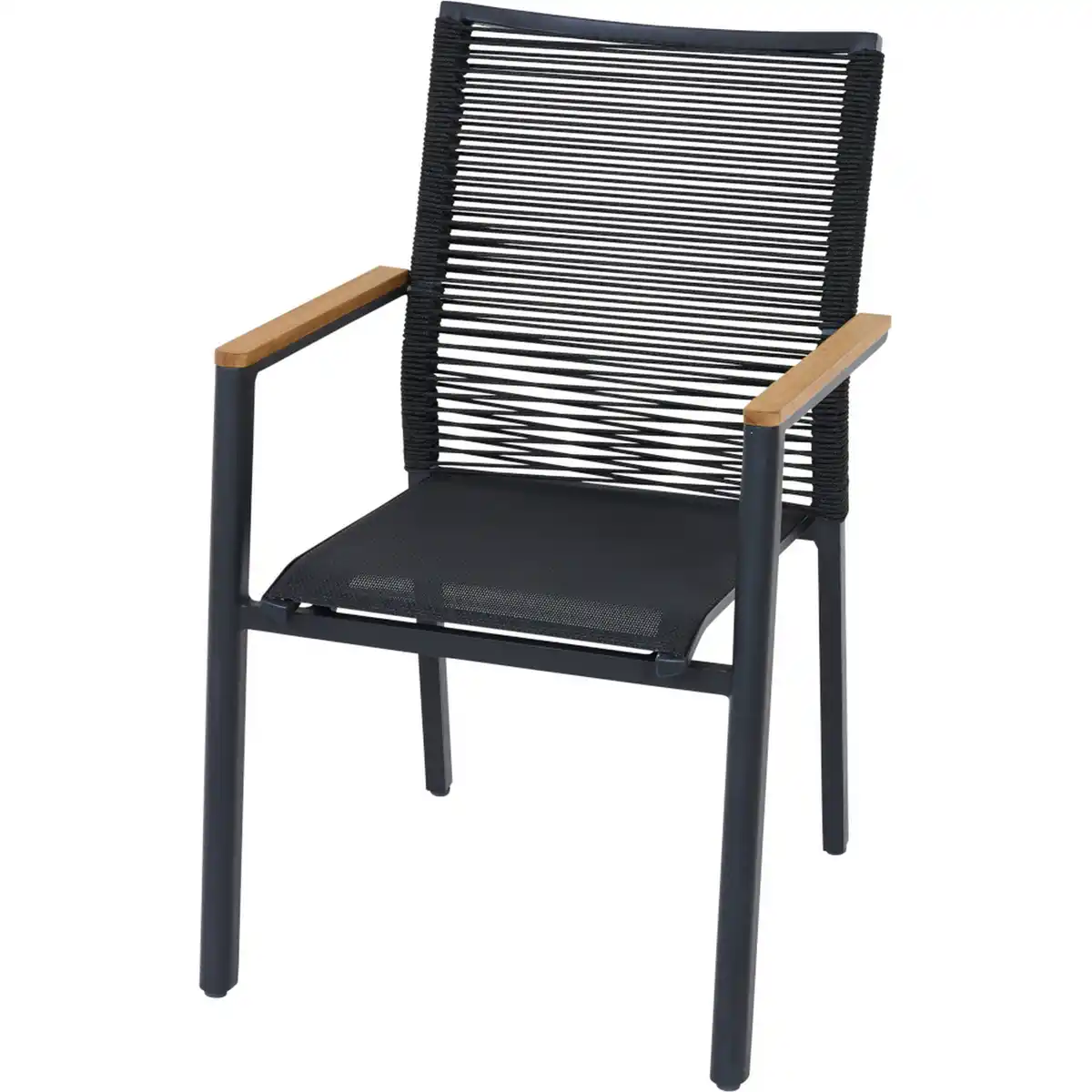 Bild 1 von Siena Garden Stapelsessel 'Bologna' anthrazit/matt 42,5 x 92 x 56 cm