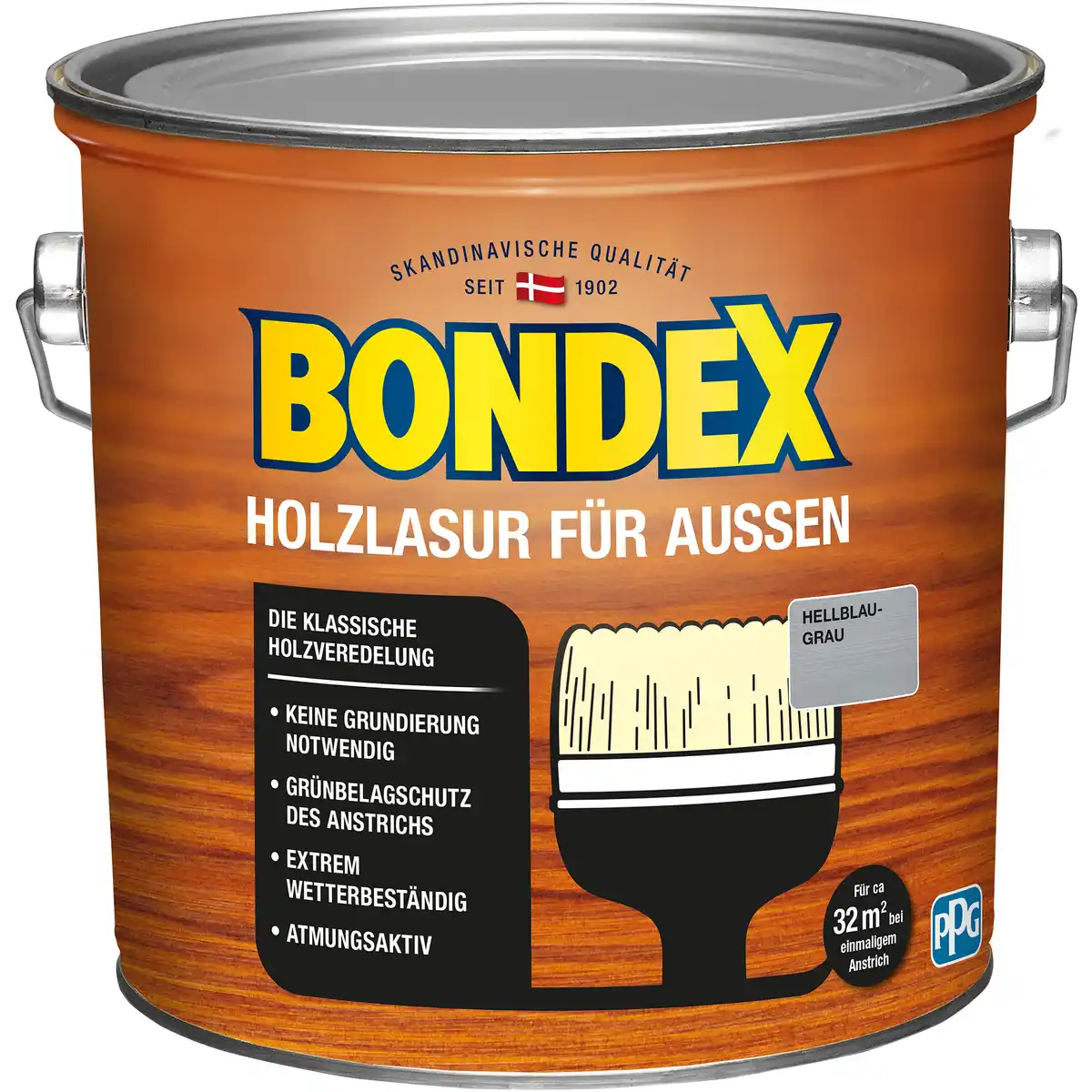 Bild 1 von Bondex Holzlasur blaugrau 2,5 l