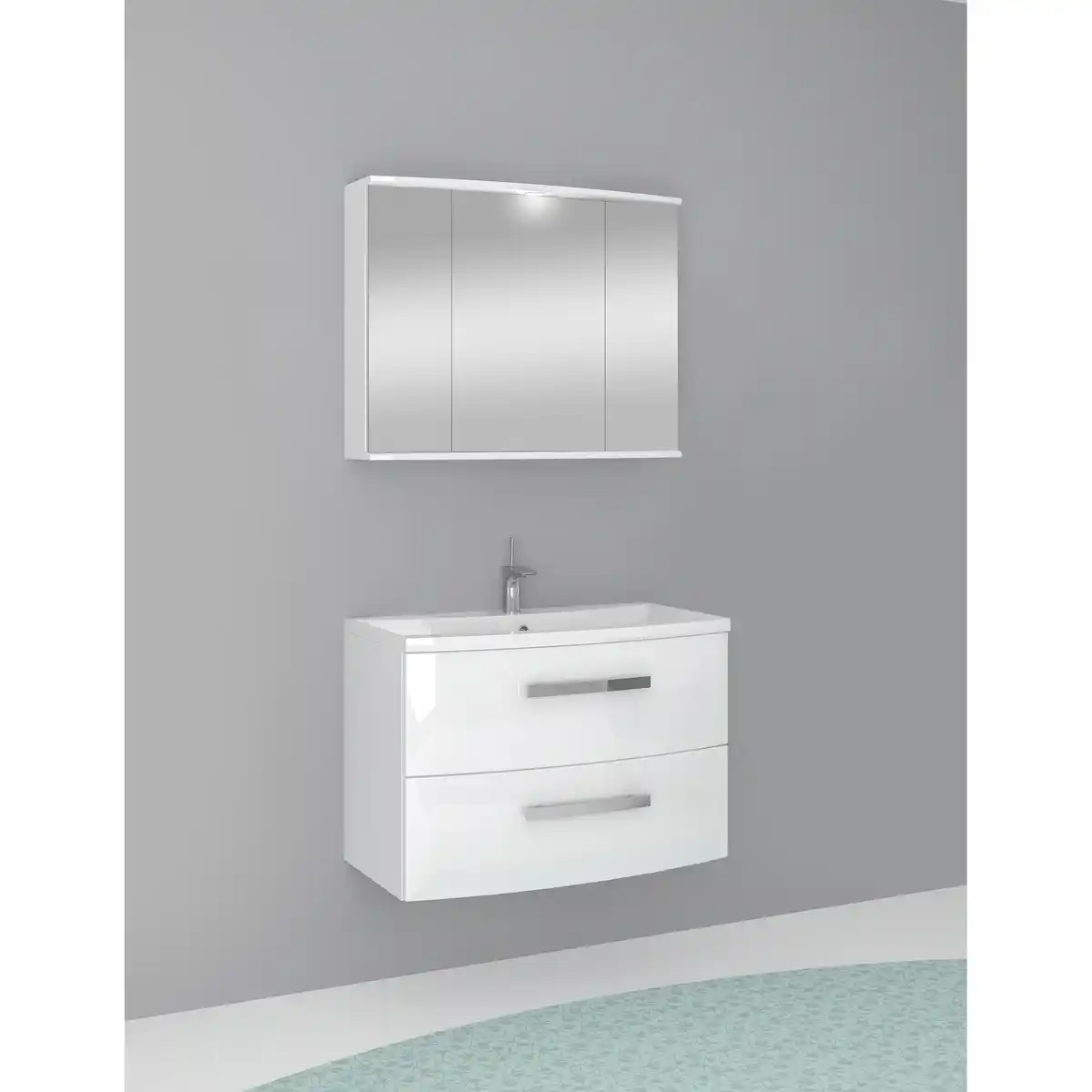 Bild 1 von Astor Badmöbelset 'Olivia' 3-teilig weiß