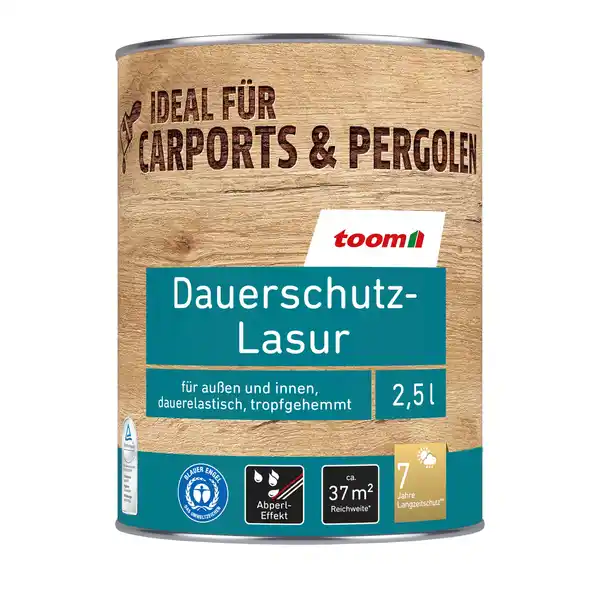 Bild 1 von toom Dauerschutzlasur teakfarben 2,5 l