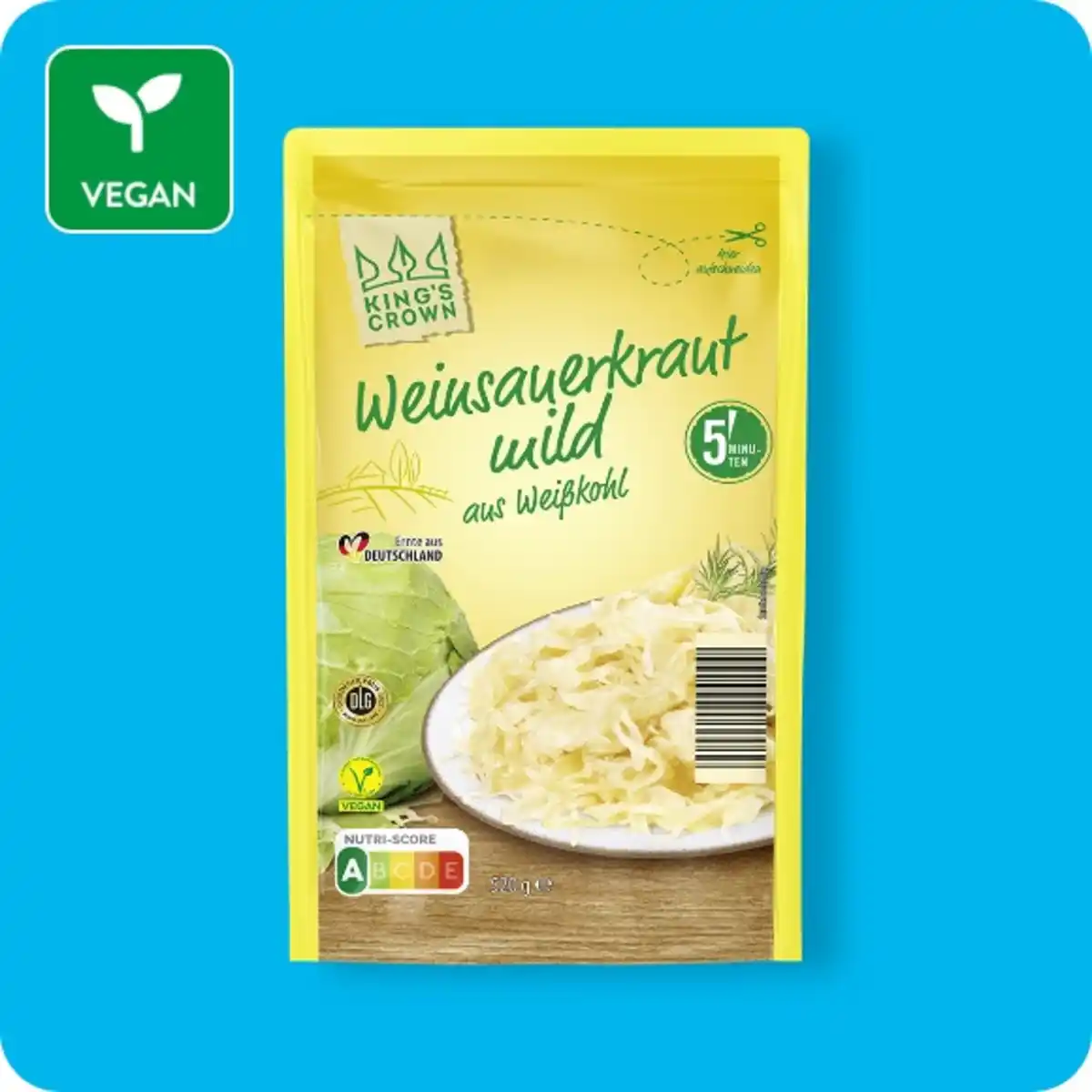 Bild 1 von KING'S CROWN Weinsauerkraut, Mild