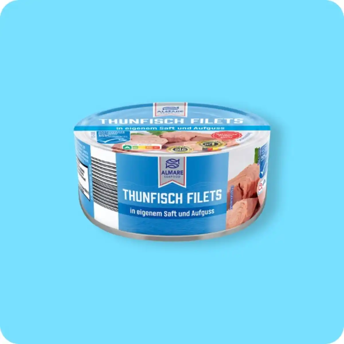Bild 1 von ALMARE Thunfischfilets, In eigenem Saft und Aufguss