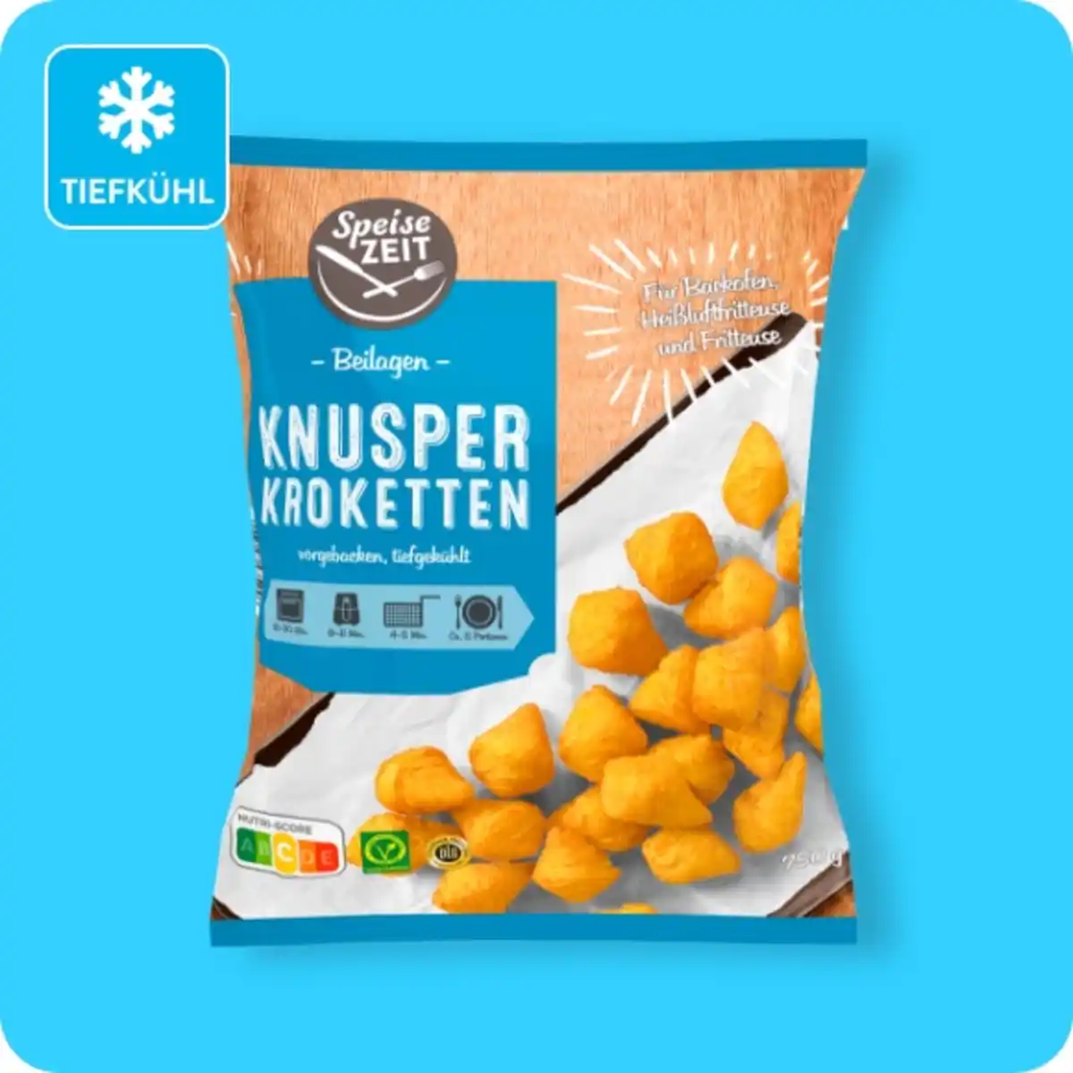 Bild 1 von SPEISE ZEIT Knusper-Kroketten oder -Rösti-Ecken, Ernte aus Deutschland