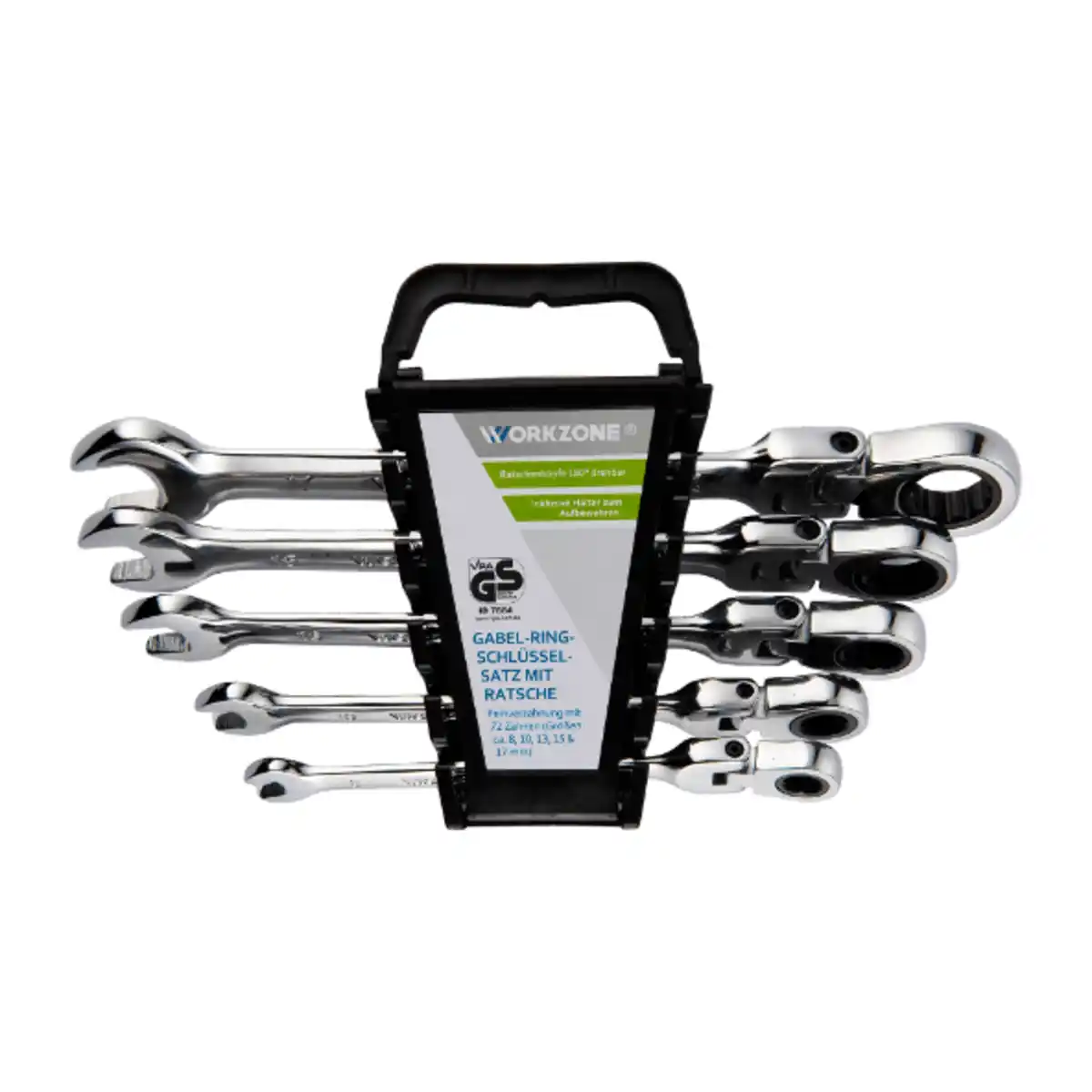 Bild 2 von WORKZONE Gabel-Ringschlüsselsatz mit Ratsche