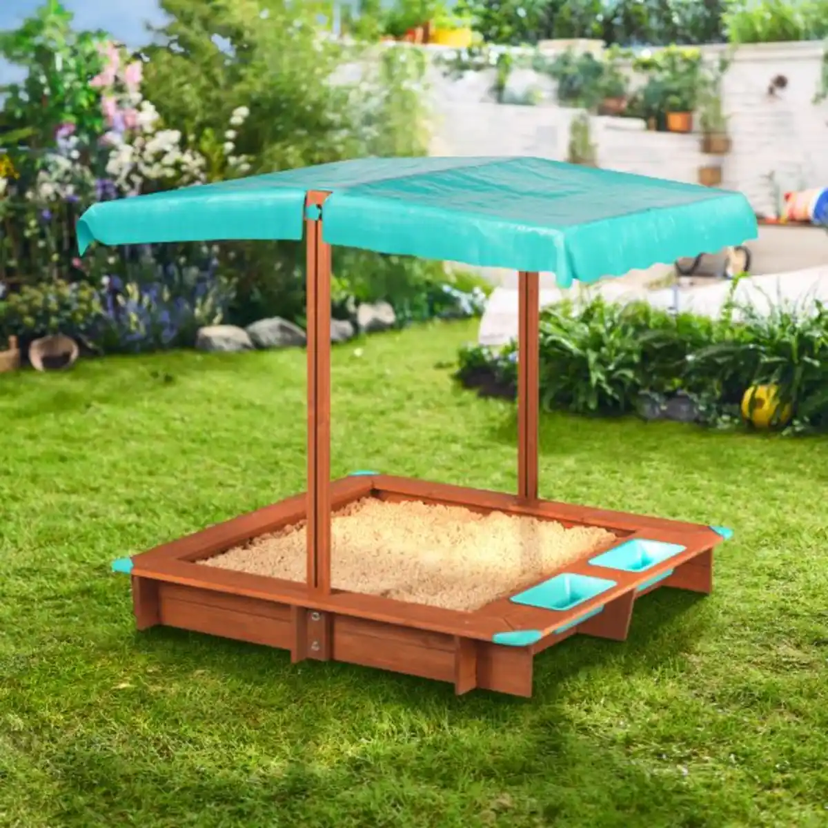 Bild 2 von PLAYLAND Sandkasten mit Dach
