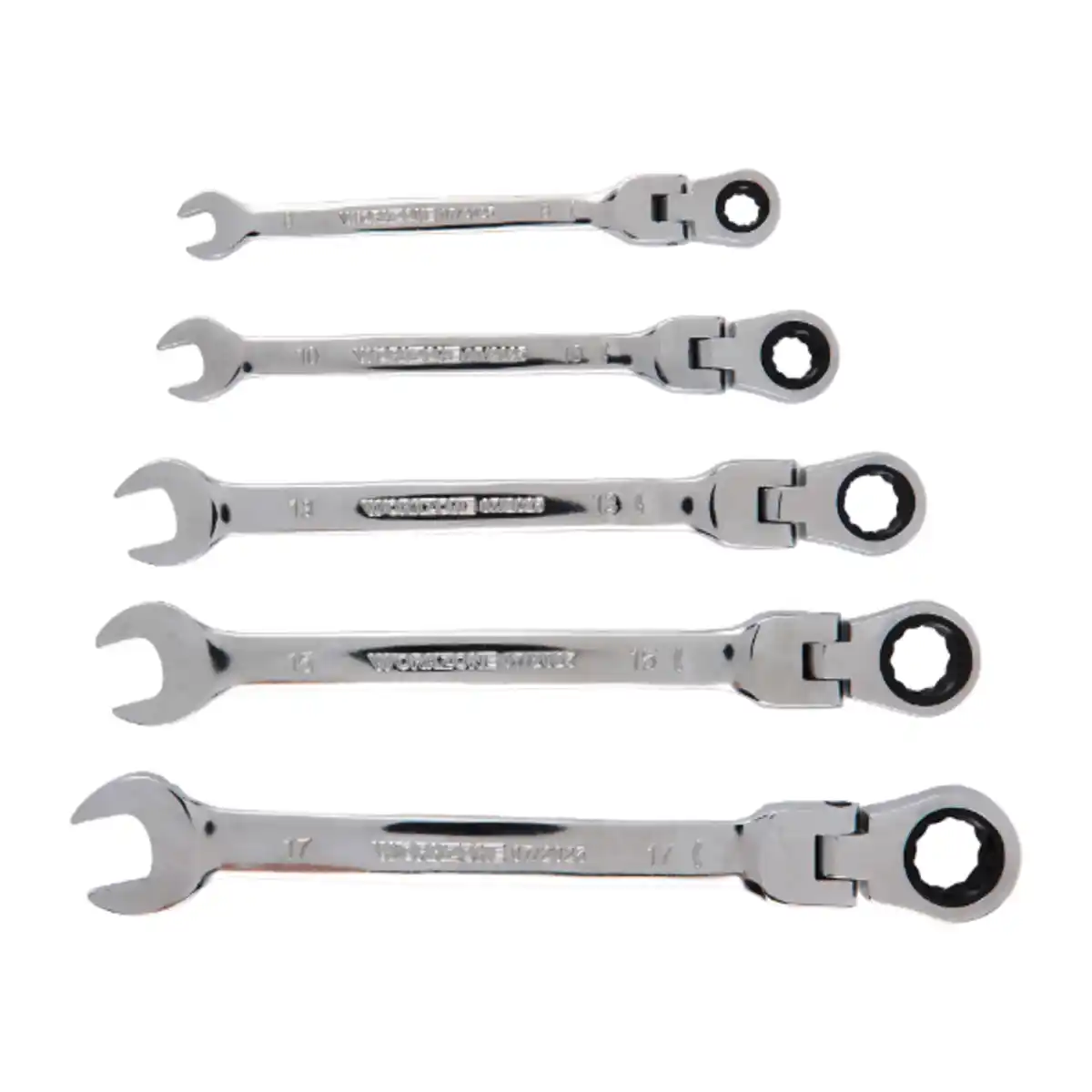 Bild 1 von WORKZONE Gabel-Ringschlüsselsatz mit Ratsche