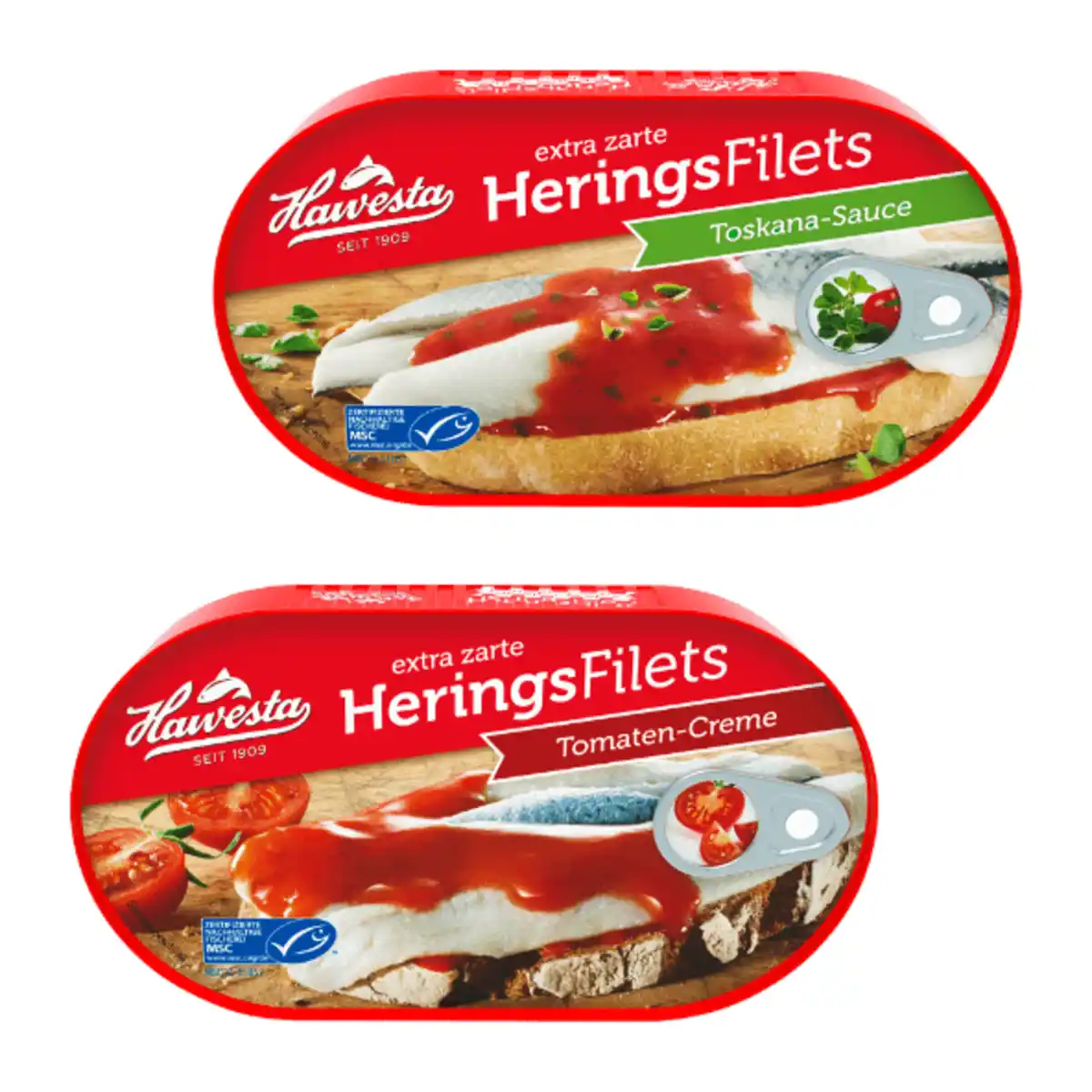Bild 1 von HAWESTA Heringsfilets 200g