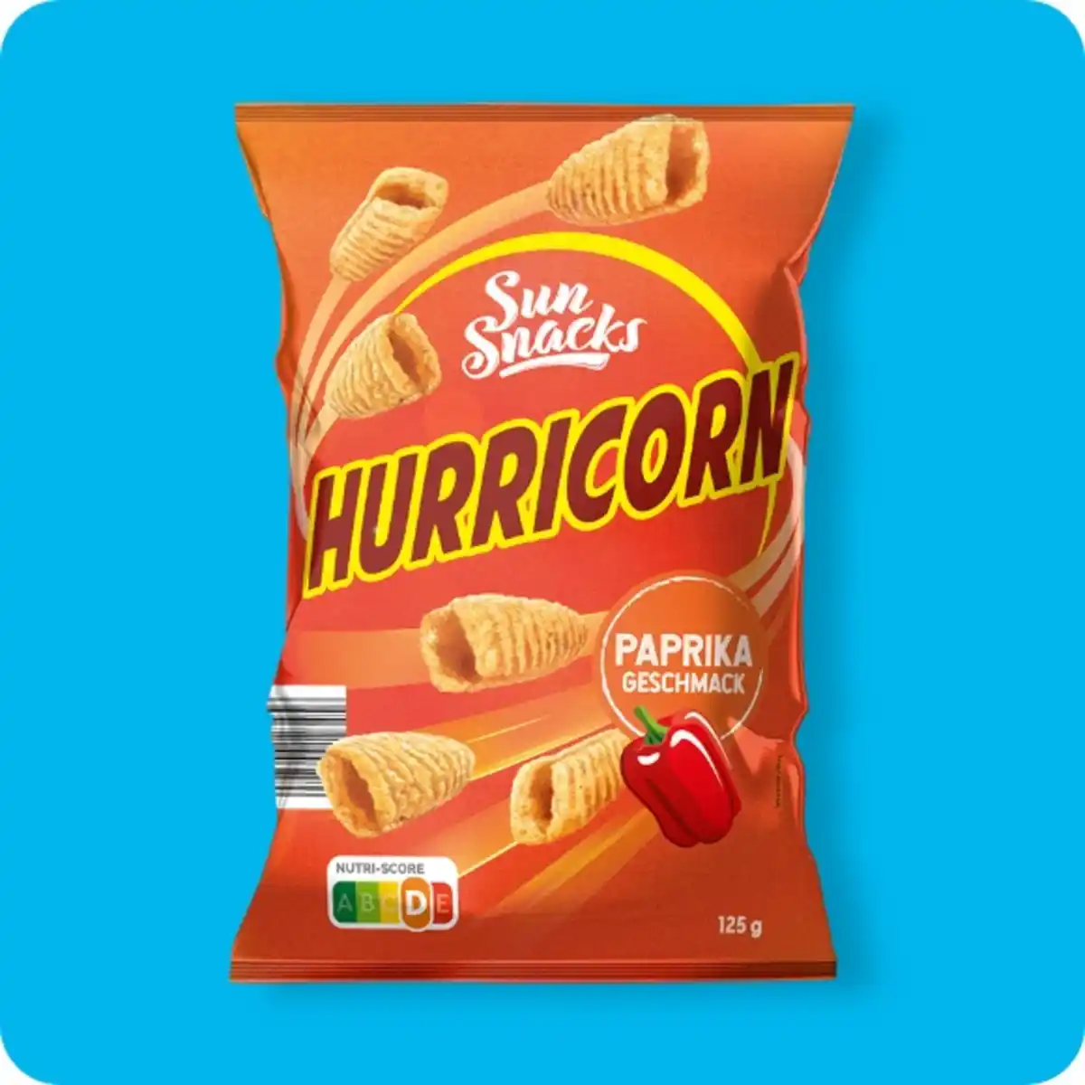 Bild 1 von SUN SNACKS Hurricorn, Paprika-Geschmack oder Nacho-Cheese-Geschmack