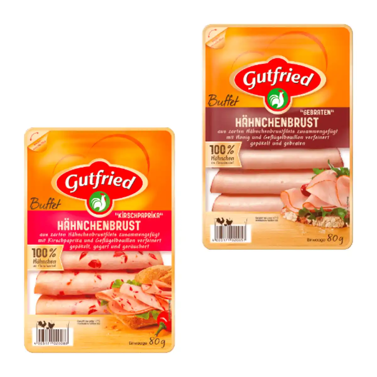 Bild 1 von GUTFRIED Hähnchenbrust-Aufschnitt 80g