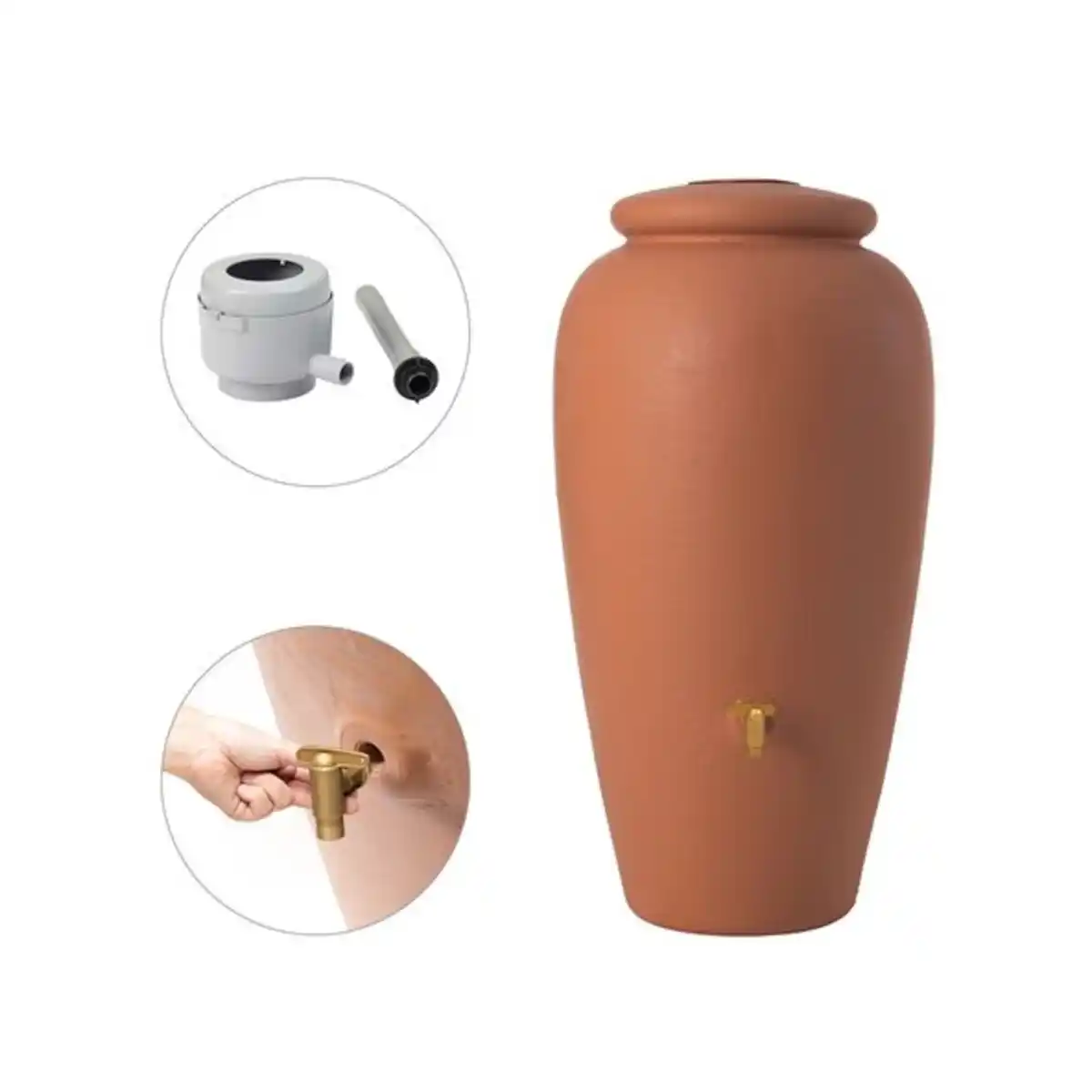 Bild 1 von Amphore Komplett-Set 240 L, terrakotta