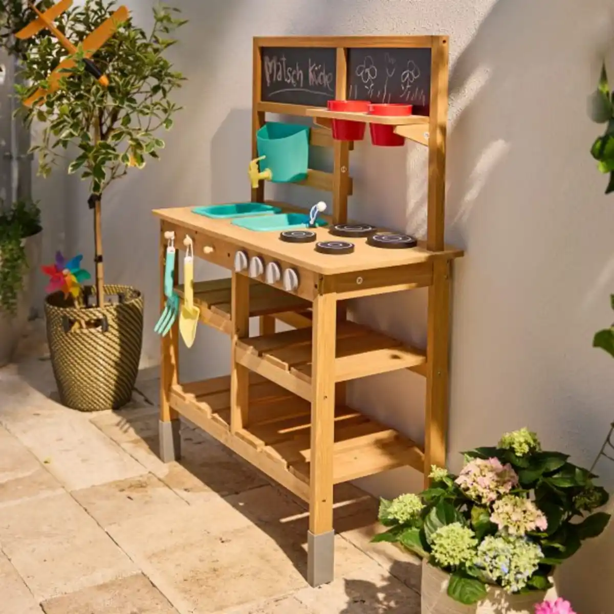 Bild 2 von PLAYLAND Holz-Matschküche