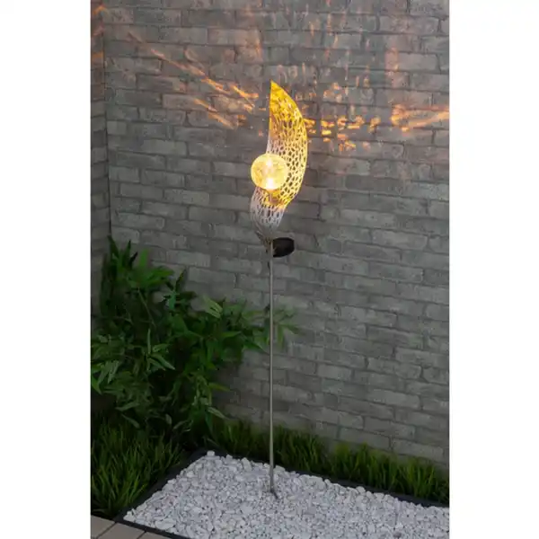 Bild 3 von LED-Solarleuchte »Svante«, Höhe: 103 cm, inkl. Akku & Erdspieß, Kunststoff/Glas/Metall