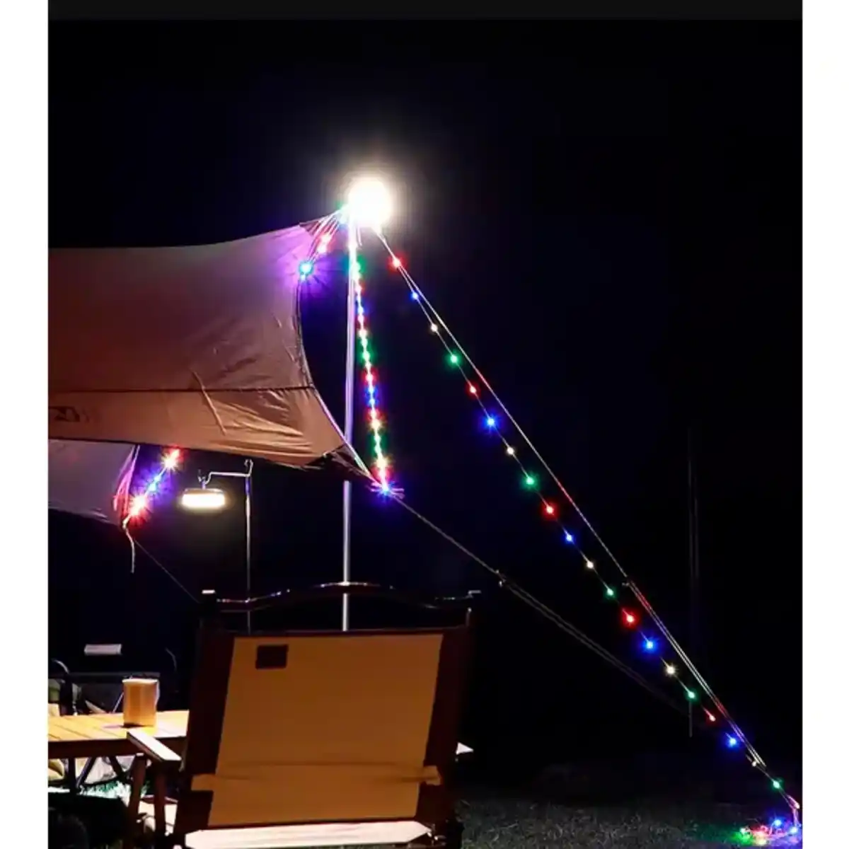 Bild 1 von LED-Lichterkette »Taivo«, RGB, aufrollbar, Taschenlampenfunktion