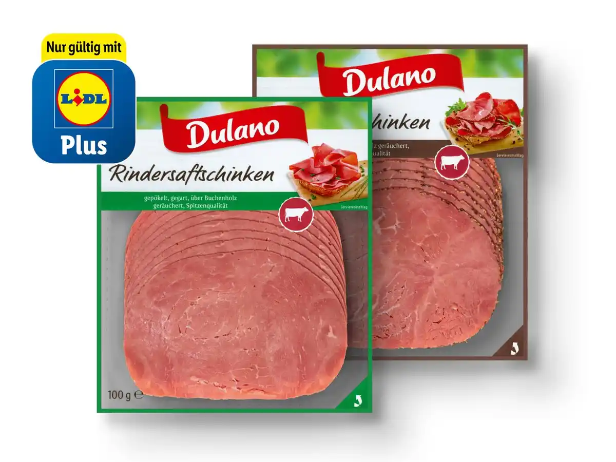 Bild 1 von Dulano Rindersaftschinken,  100 g
