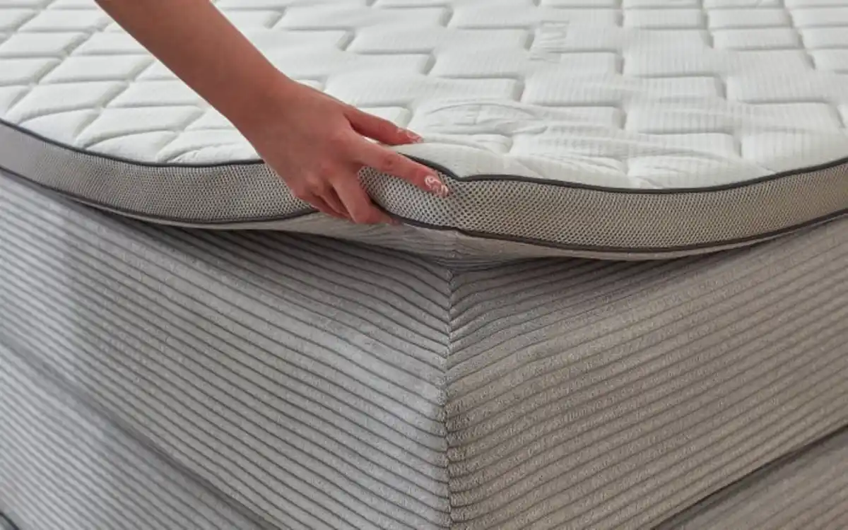 Bild 4 von Boxspringbett Kurt, silber, 120 x 200 cm