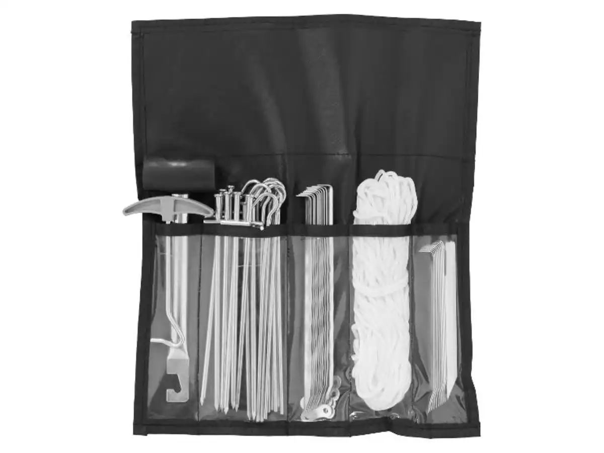 Bild 1 von CRIVIT Zeltzubehör-Set, im praktischen Rollbeutel