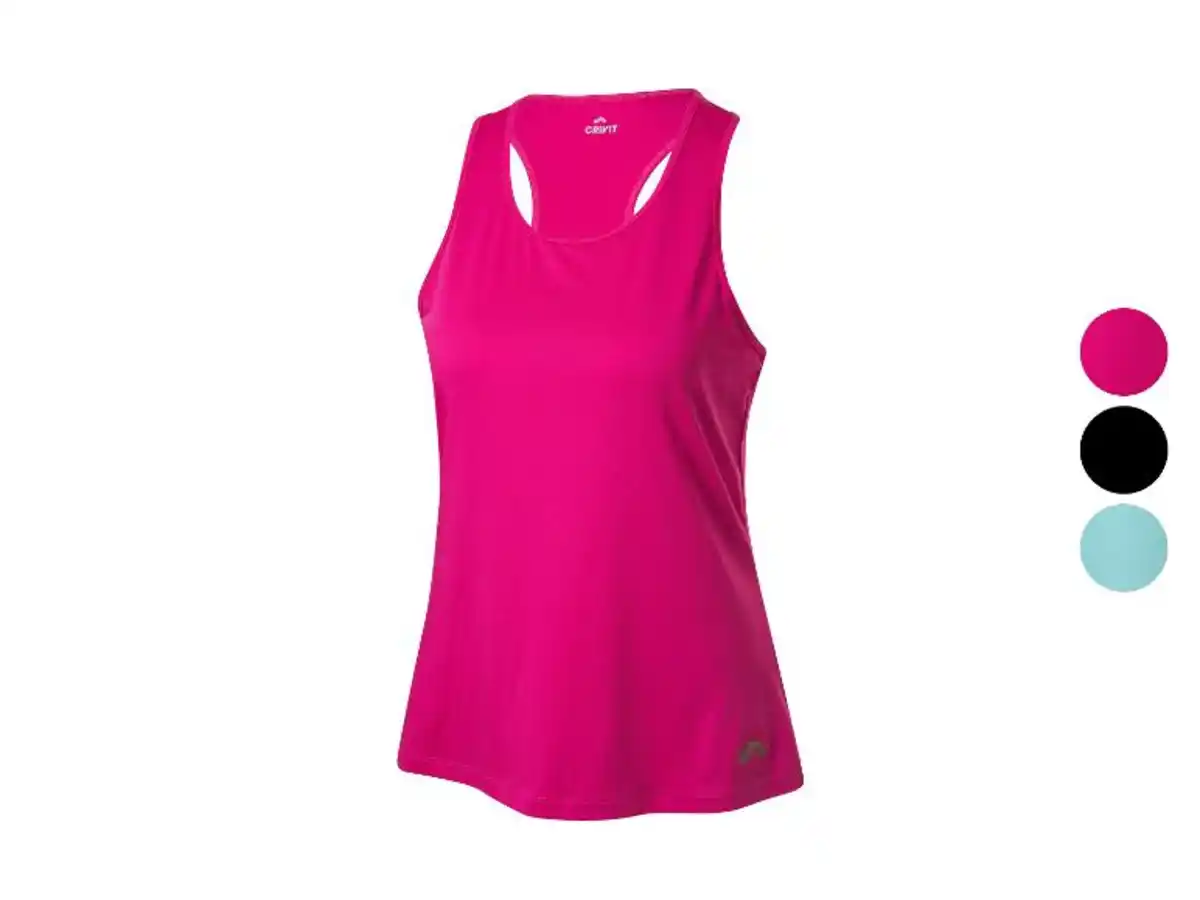 Bild 1 von CRIVIT Damen Funktionstop, mit Ringerrücken