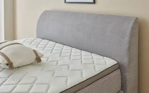 Bild 3 von Boxspringbett Kurt, silber, 120 x 200 cm