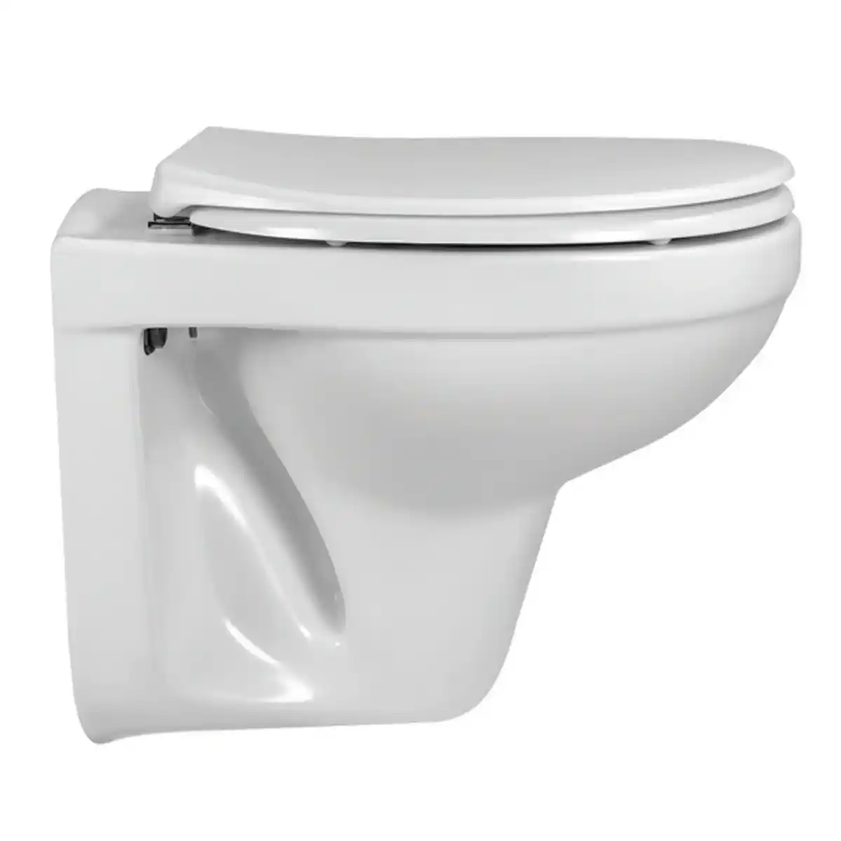 Bild 2 von Wand WC, spülrandlos, Keramik, weiß