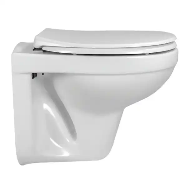 Bild 2 von Wand WC, spülrandlos, Keramik, weiß