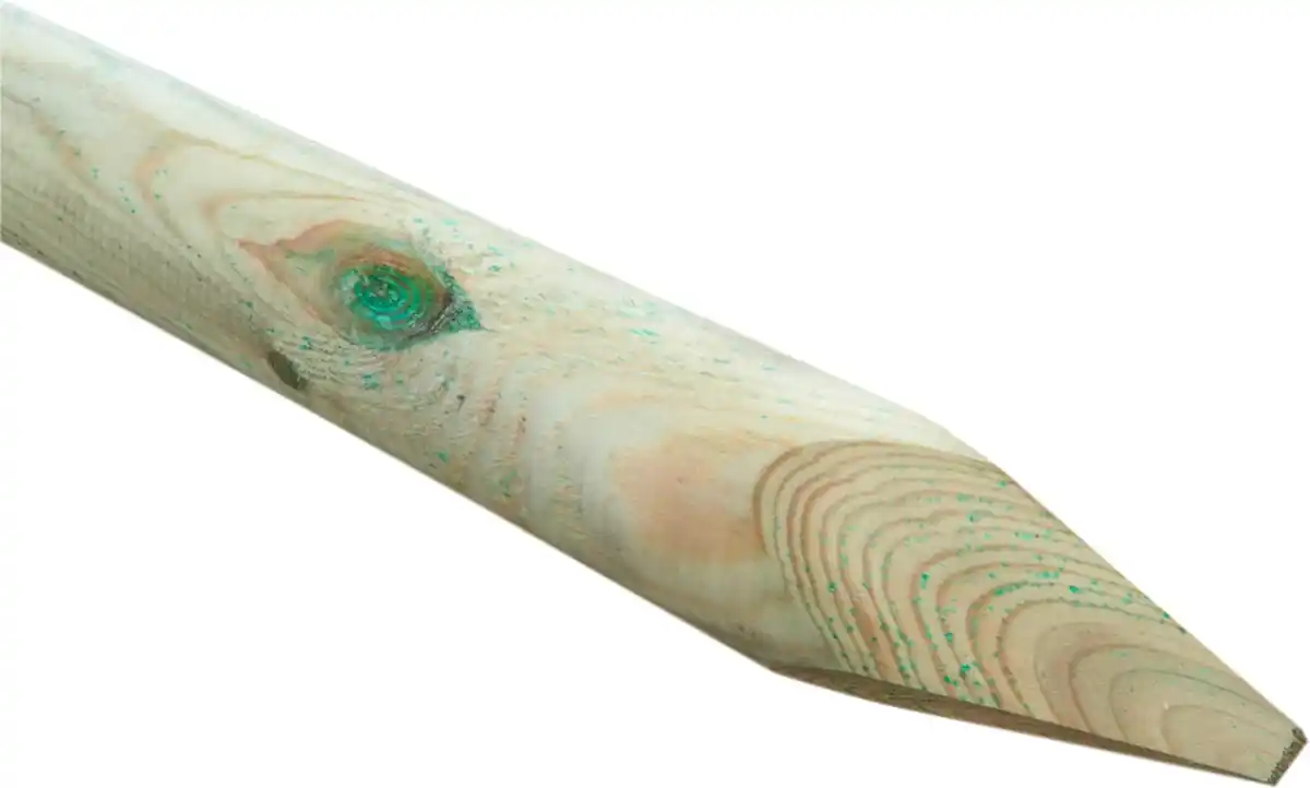 Bild 1 von Baumpfahl 100 cm, Ø 6 cm, kesseldruckimprägniert