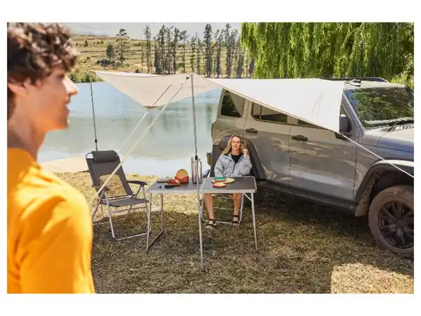 Bild 2 von CRIVIT Klappbarer Campingstuhl, komfortable Nackenstütze