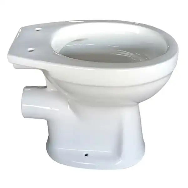 Bild 3 von Stand WC, Tiefspüler, spülrandlos, Keramik, weiß