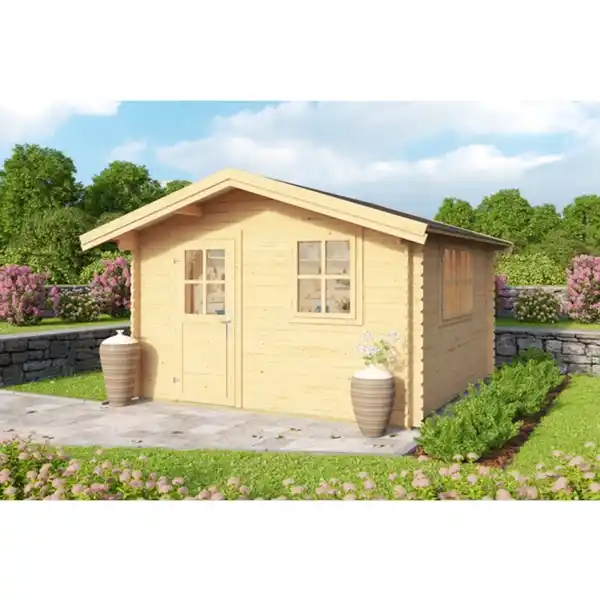 Bild 2 von Gartenhaus »Spree«, Holz, BxHxT: 340 x 245 x 300 cm (Außenmaße inkl. Dachüberstand), Wandstärke 28mm