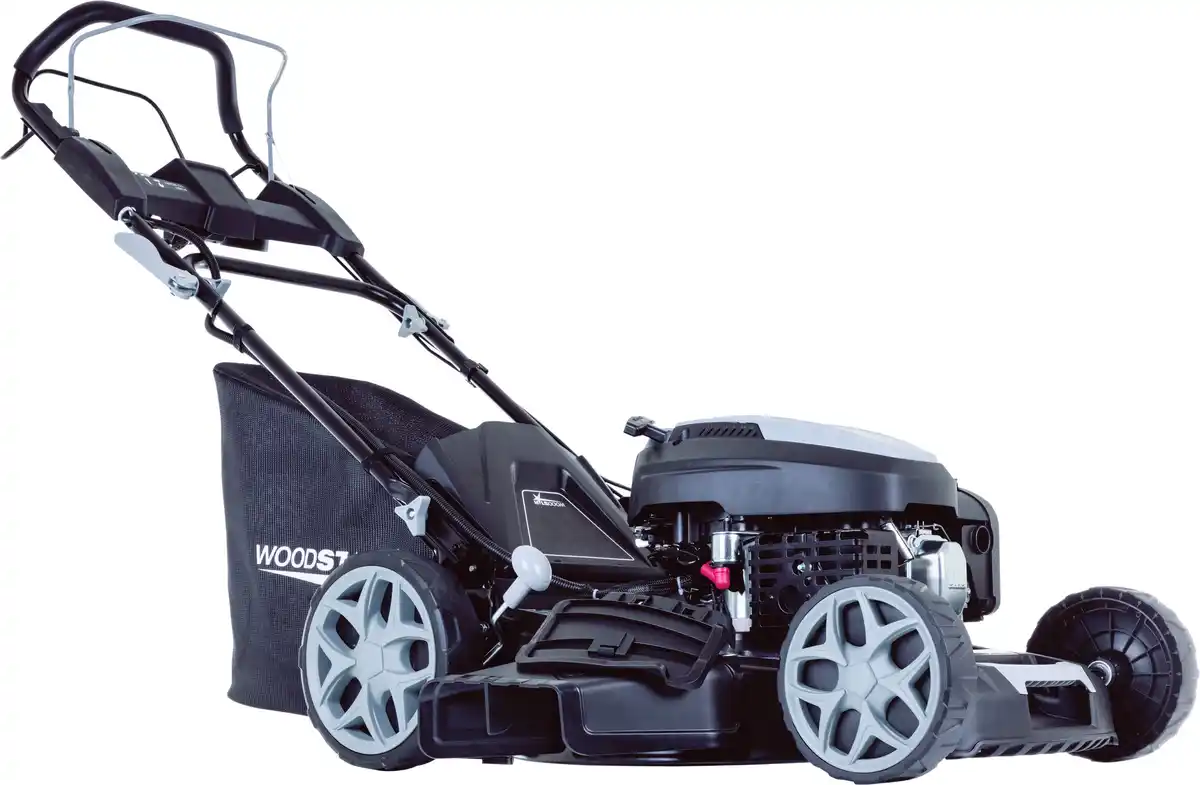 Bild 1 von Woodster Benzin-Rasenmäher BLM560-225ES inkl. 2Ah Akku + 2,4A Ladegerät