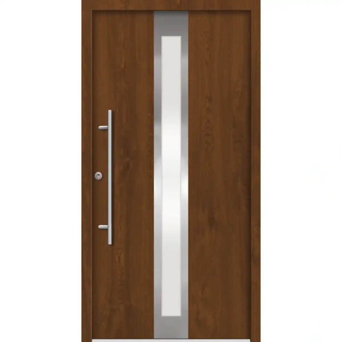 Bild 1 von Sicherheitshaustür »RHODOS Prime RC2«, Aluminium, in golden oak