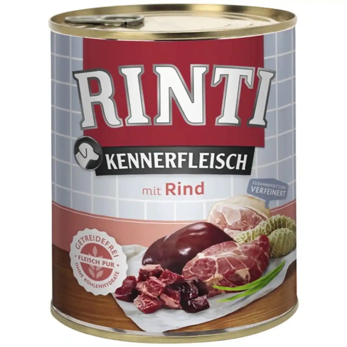 Bild 1 von Hunde-Nassfutter »Kennerfleisch«, Rind, 1 Dose