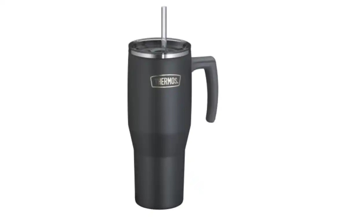 Bild 3 von Isolier-Trinkbecher Refreshing, black matt, 1,1 Liter