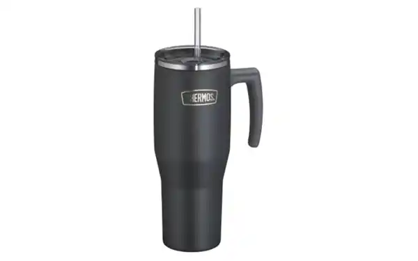 Bild 3 von Isolier-Trinkbecher Refreshing, black matt, 1,1 Liter