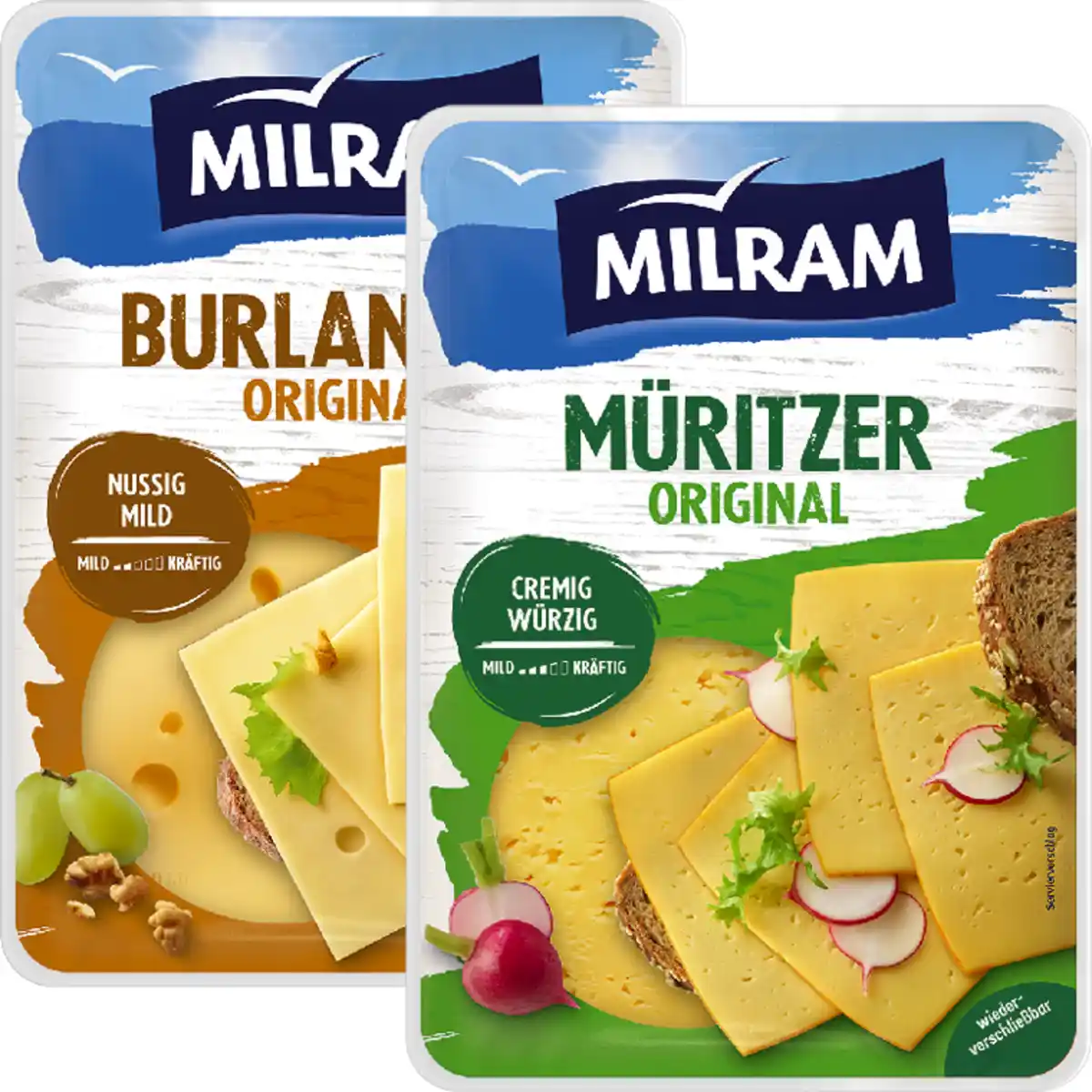 Bild 1 von Milram Käsescheiben oder Reibekäse