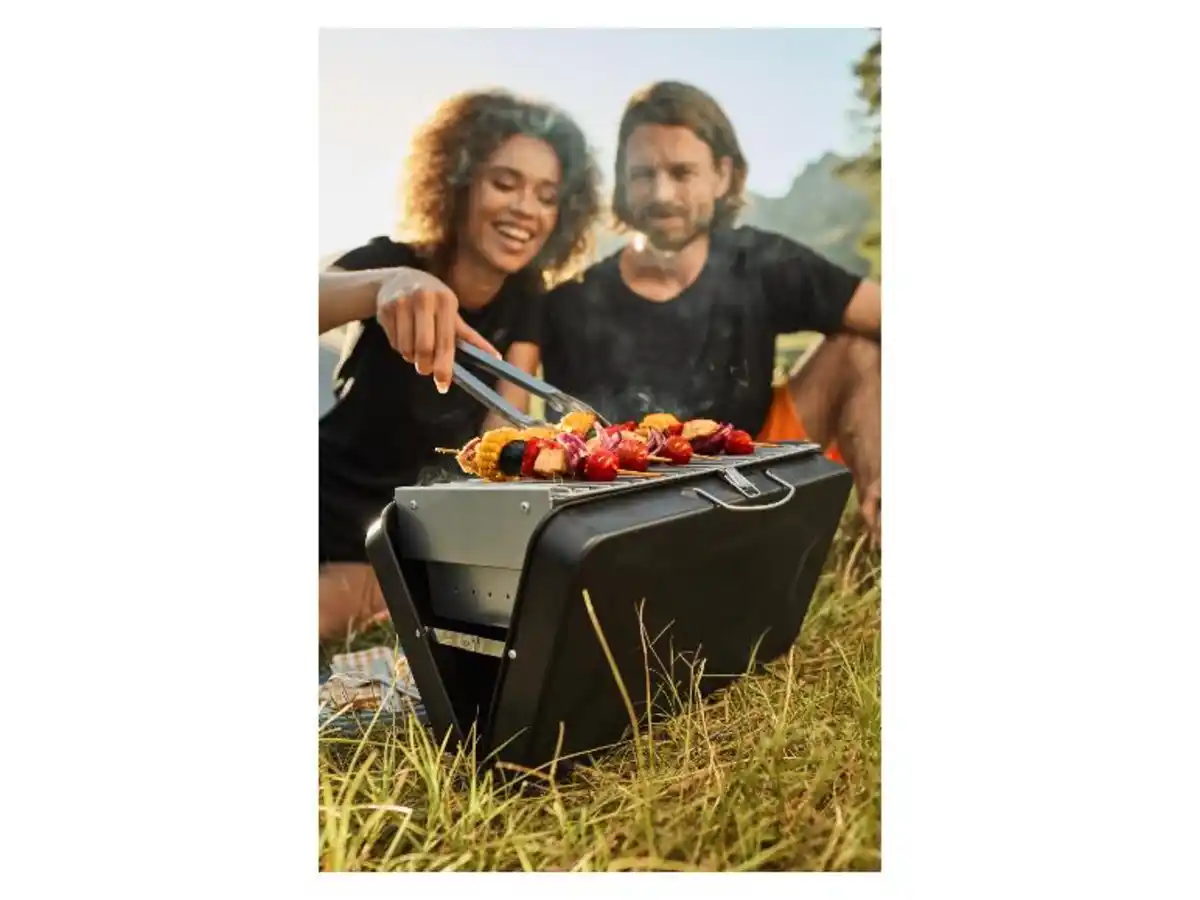 Bild 2 von GRILLMEISTER Holzkohle Koffergrill, ideal für unterwegs