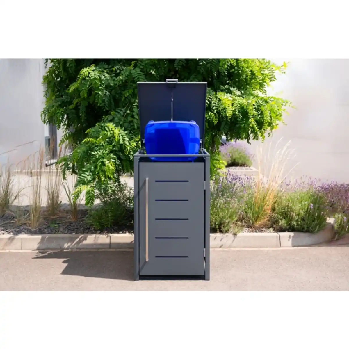 Bild 3 von Mülltonnenbox, für 1 x 240 L, BxTxH: 68 x 80 x 116 cm, anthrazit