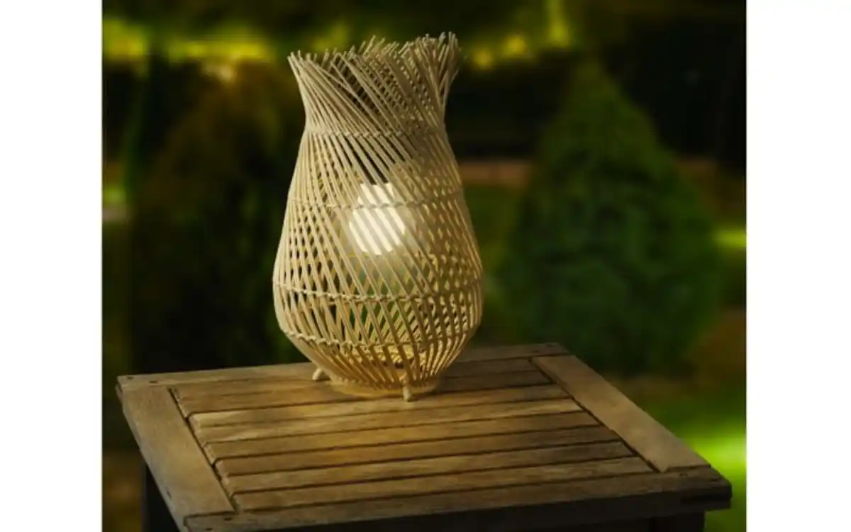 Bild 1 von Solar-Laterne, natur, 36 cm