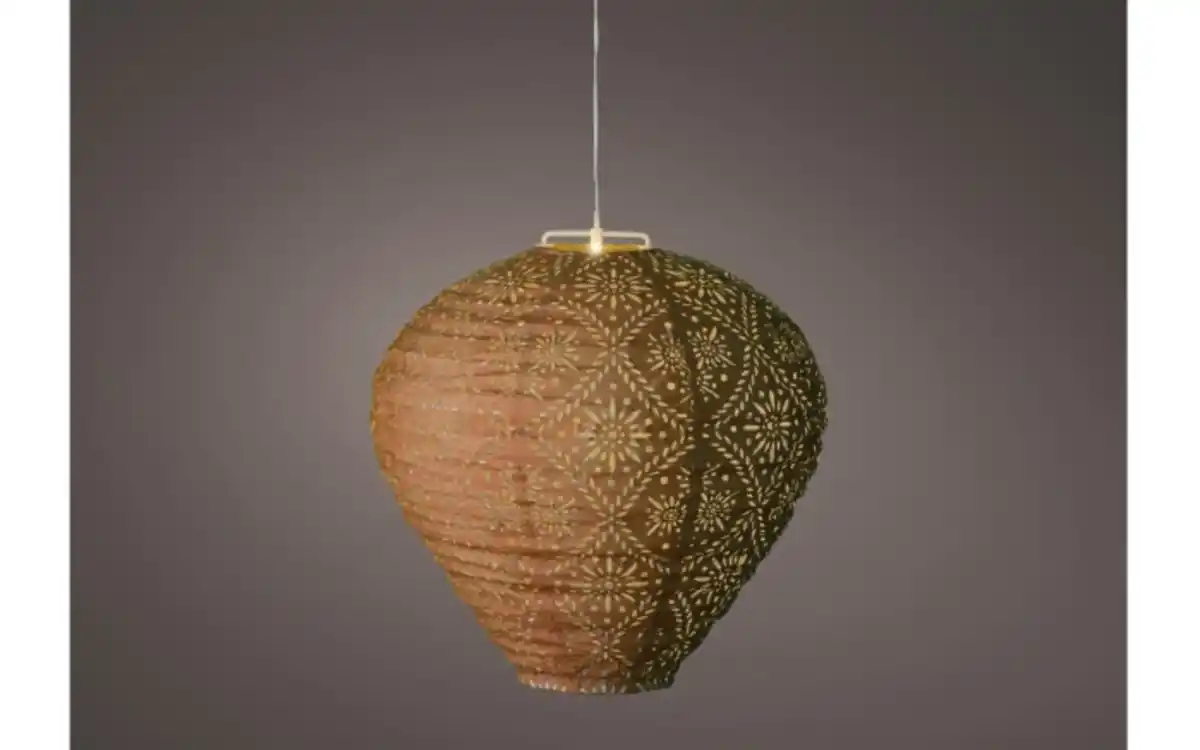 Bild 2 von Solar-Laterne, orange, 30 cm