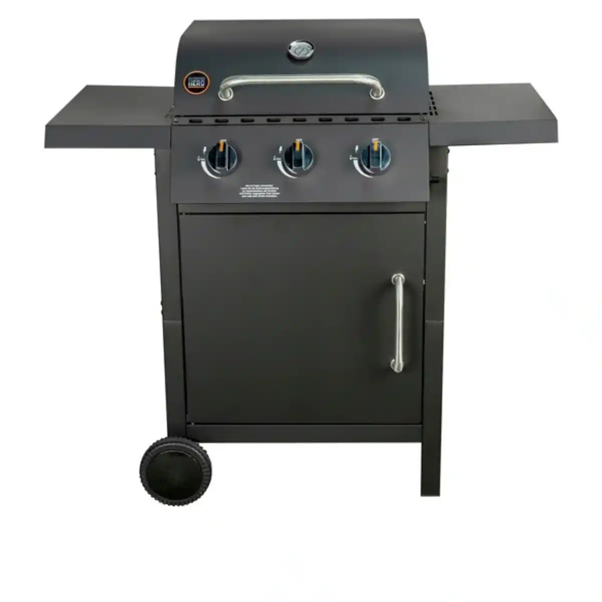 Bild 1 von Gasgrill »3-Brenner«, verchromt, 37x45cm, 9kW