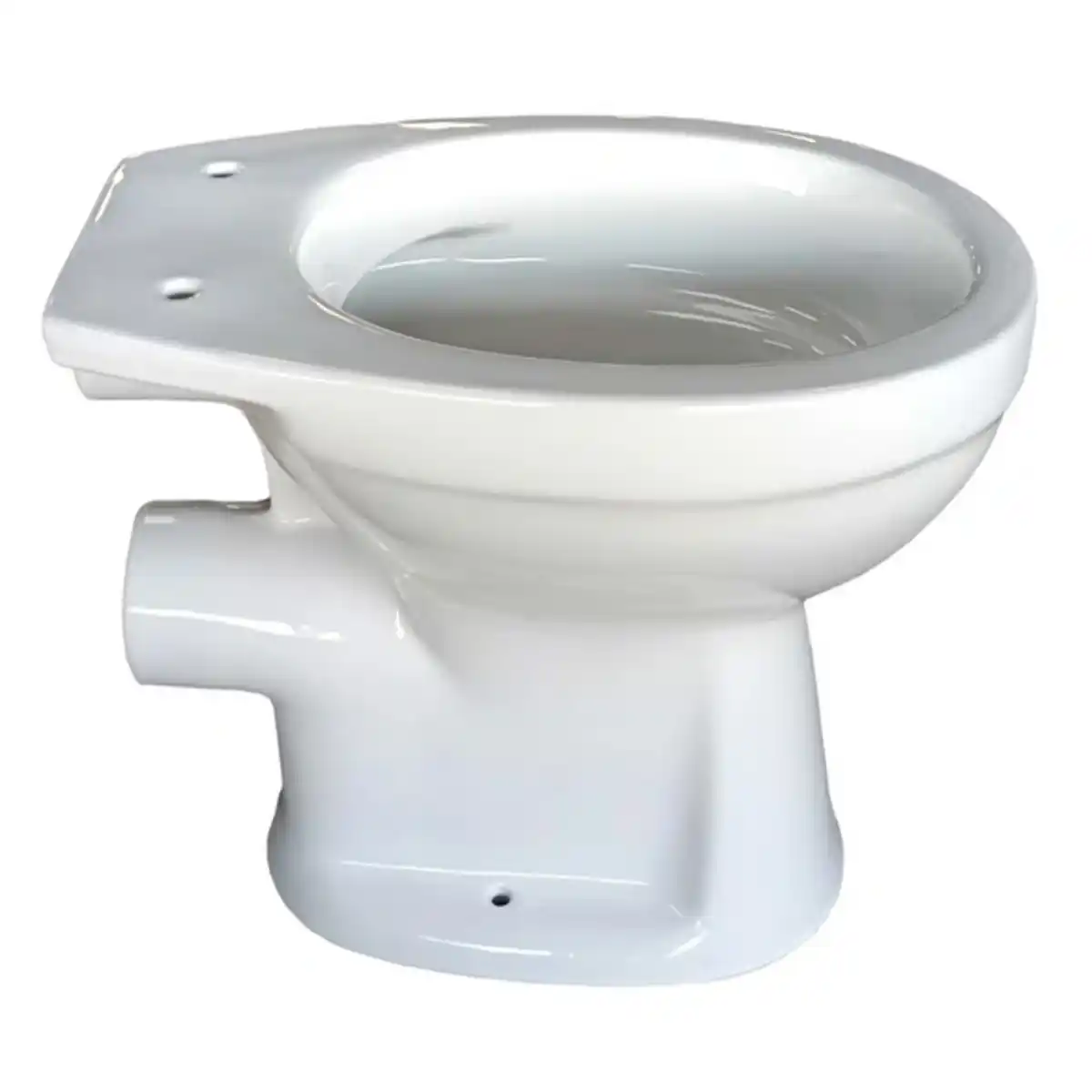 Bild 3 von Stand WC, Tiefspüler, spülrandlos, Keramik, weiß