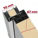 Bild 2 von Sicherheitshaustür »ATHEN Prime RC2«, Aluminium, in weiß